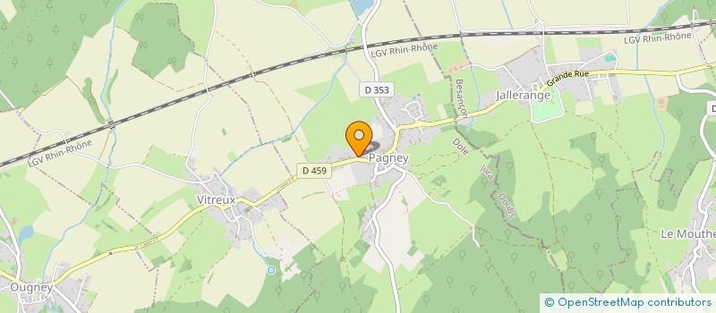 localisation de l'entreprise SCI G C G ET COMPAGNIE  PAGNEY