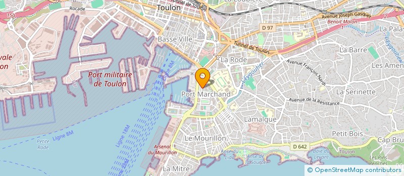 localisation de l'entreprise SCI G.C.I  TOULON