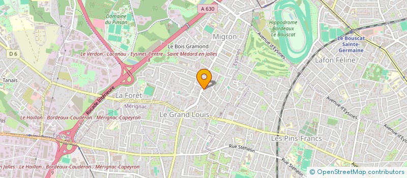 localisation de l'entreprise SCI G.C.M  EYSINES