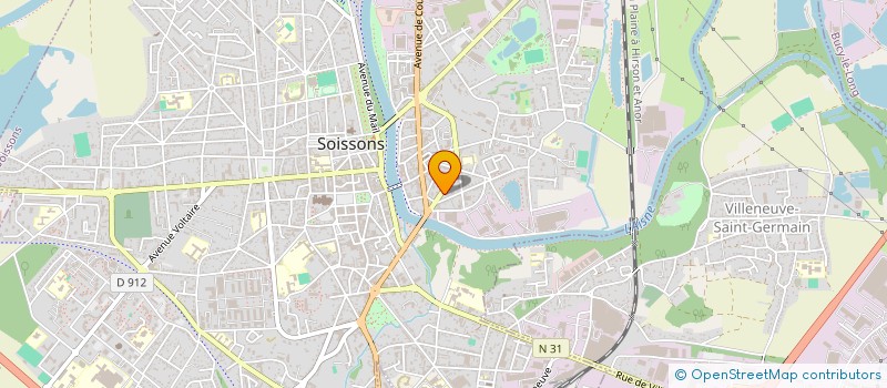 localisation de l'entreprise SCI G C P à SOISSONS
