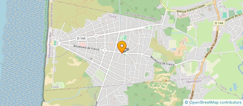 localisation de l'entreprise SCI G.C.S.  CUCQ