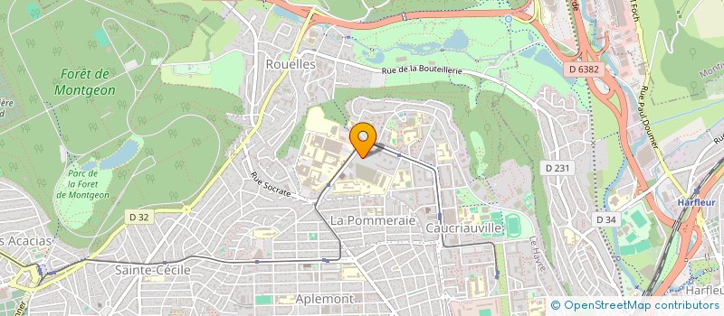 localisation de l'entreprise SCI G.D. à LE HAVRE