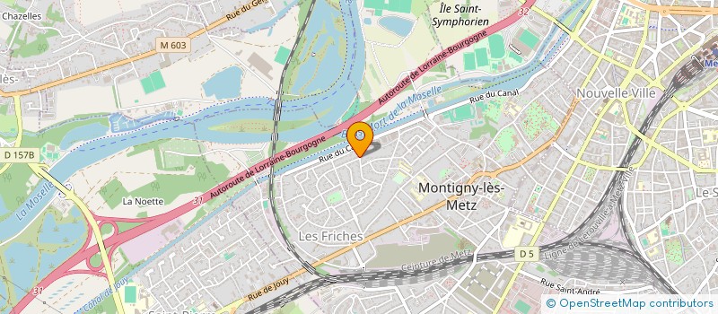 localisation de l'entreprise SCI G-D 57 à MONTIGNY-LES-METZ