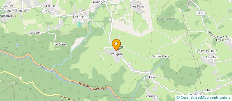 localisation de l'entreprise SCI G.D. CAF  FETERNES