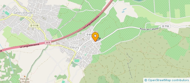 localisation de l'entreprise SCI G D D  FLEURY