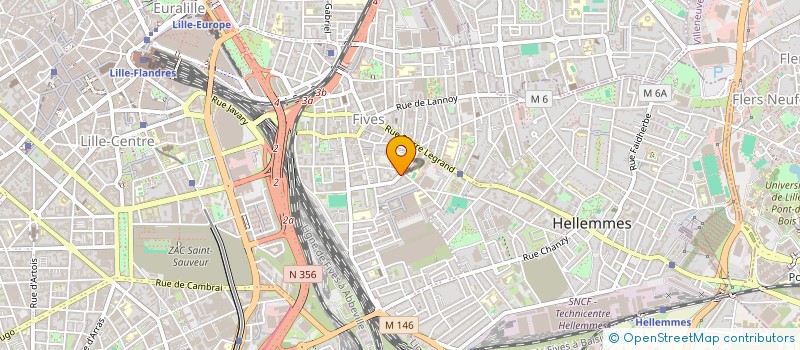 localisation de l'entreprise SCI G.D.F à LILLE