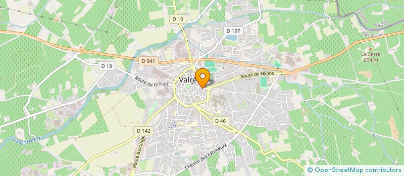 localisation de l'entreprise SCI G D J à VALREAS