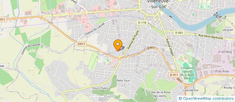 localisation de l'entreprise SCI G.D.L  PUJOLS