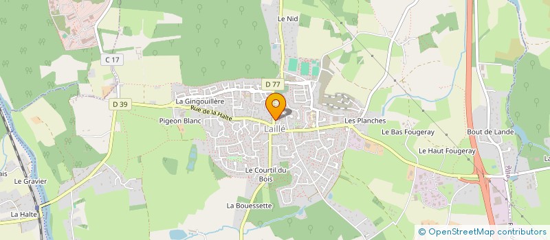 localisation de l'entreprise SCI G.D.L. INFIRMIERES  LAILLE