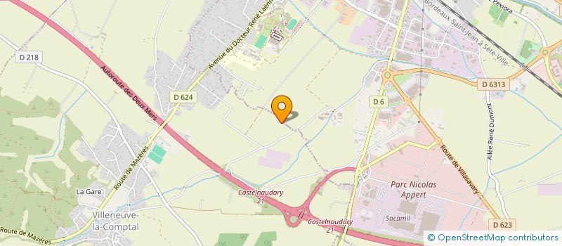 localisation de l'entreprise SCI G.D.P  SAINT-PAPOUL