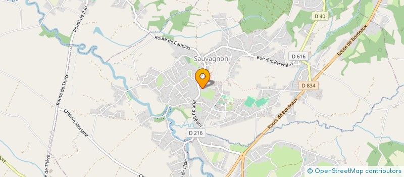 localisation de l'entreprise SCI G.D PROJETS  SAUVAGNON