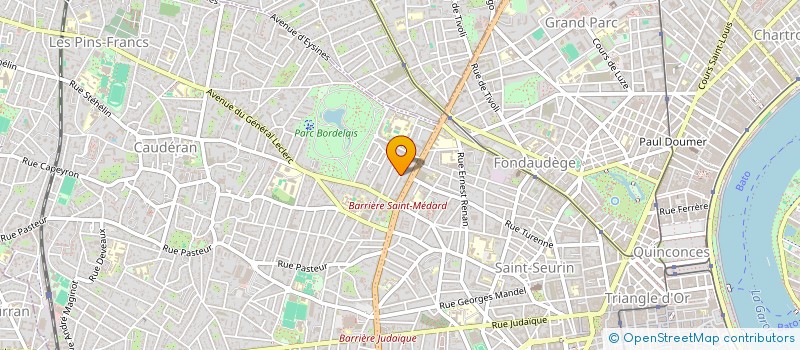 localisation de l'entreprise SCI G. DUBOURG à BORDEAUX