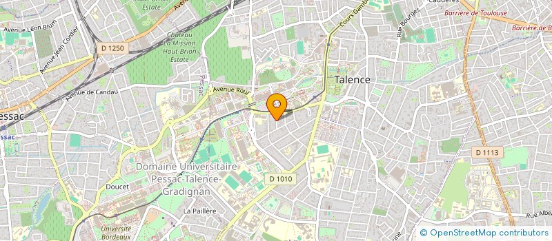 localisation de l'entreprise SCI G.E.2.L  TALENCE