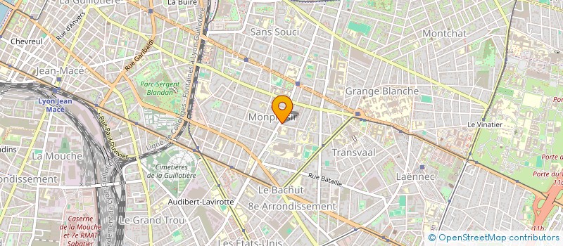 localisation de l'entreprise SCI  G.E.B  LYON