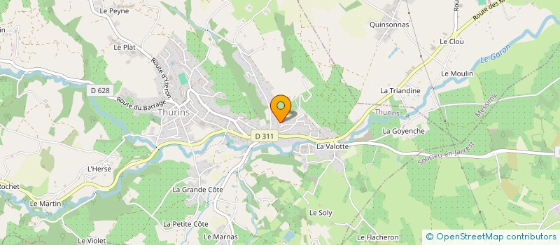 localisation de l'entreprise SCI G E B  MESSIMY