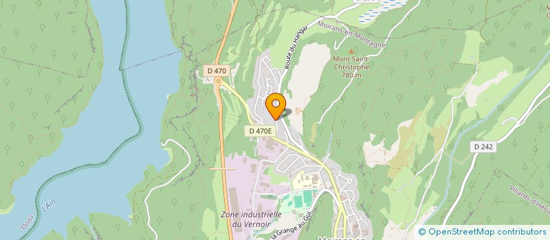 localisation de l'entreprise SCI G.E.C.O  MOIRANS-EN-MONTAGNE