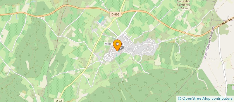 localisation de l'entreprise SCI G.E.E.C.T  MONTPEZAT