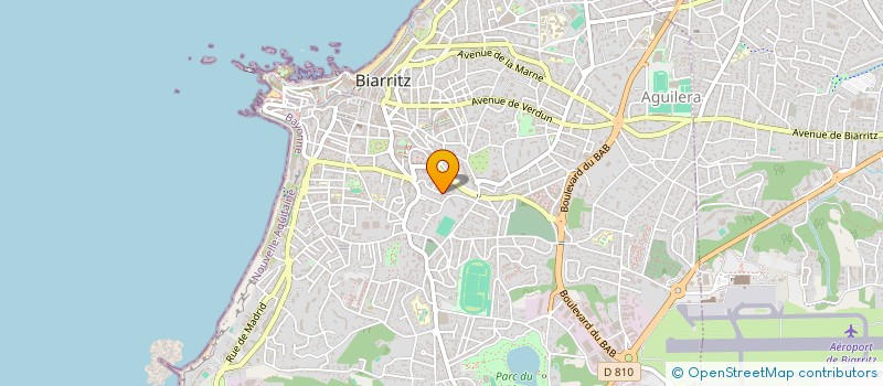 localisation de l'entreprise SCI G.E.F.A à BIARRITZ