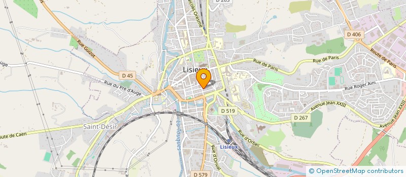 localisation de l'entreprise SCI G.E.O.S. à LISIEUX