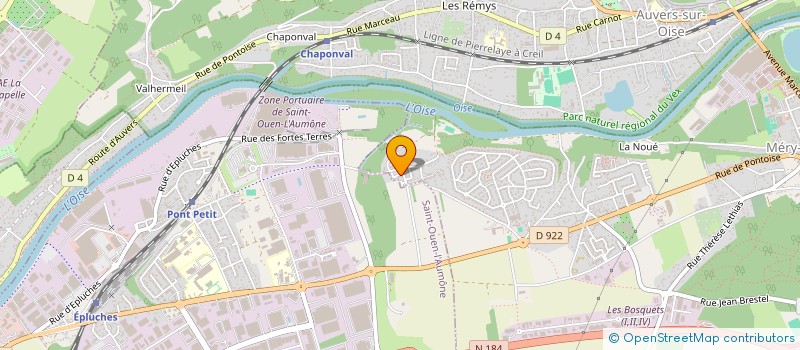 localisation de l'entreprise SCI G.E.Y.C.O  MERY-SUR-OISE