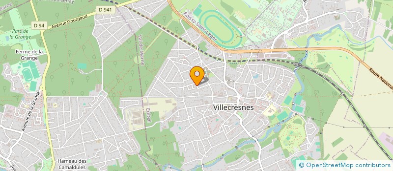 localisation de l'entreprise SCI G ET B YANO  VILLECRESNES