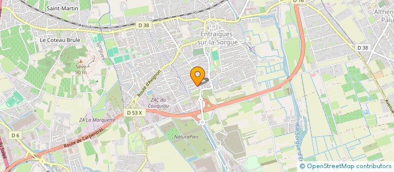 localisation de l'entreprise SCI G ET C  ENTRAIGUES-SUR-LA-SORGUE