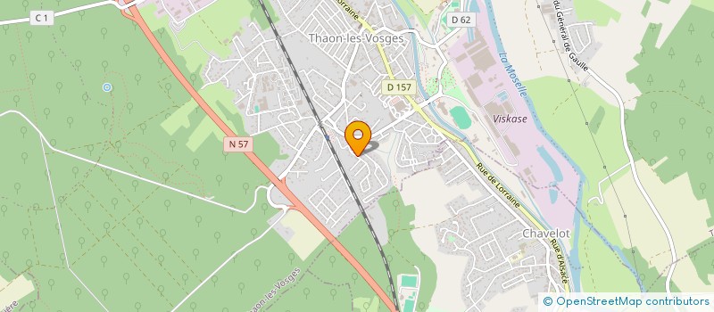 localisation de l'entreprise SCI  G ET G  THAON-LES-VOSGES