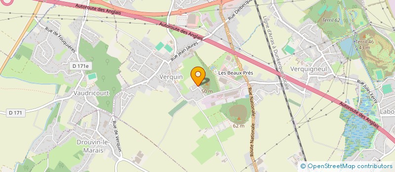 localisation de l'entreprise SCI G ET M  VERQUIN