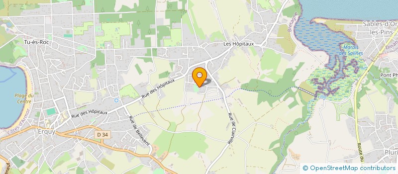 localisation de l'entreprise SCI G.F.  ERQUY