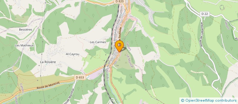 localisation de l'entreprise SCI G.F.  CAHORS