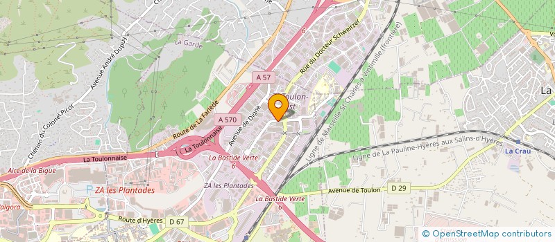 localisation de l'entreprise SCI G.F.C.  LA GARDE