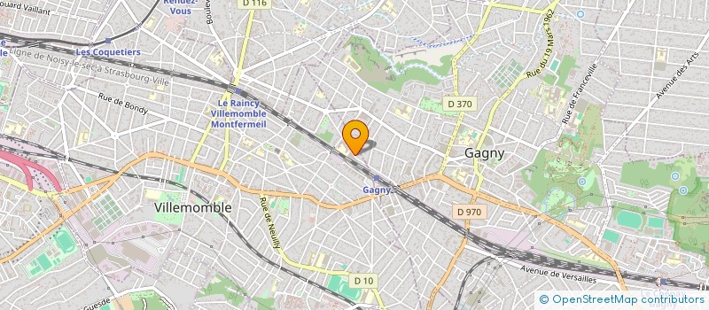 localisation de l'entreprise SCI G&F IMMO  VILLEMOMBLE