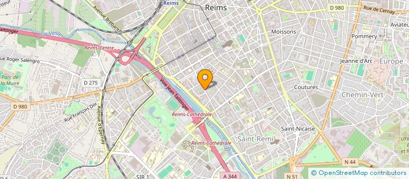 localisation de l'entreprise SCI G F M C  REIMS