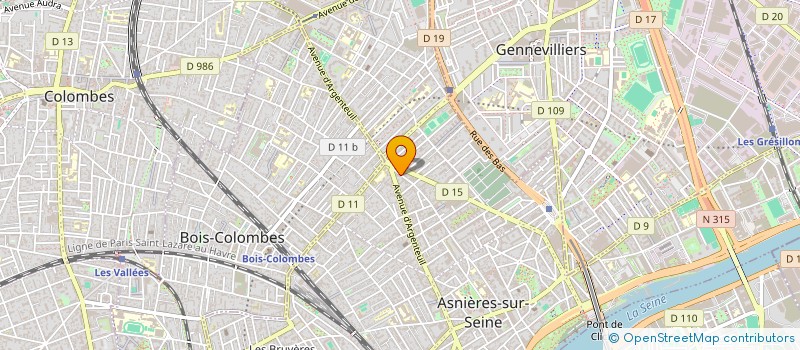 localisation de l'entreprise SCI G/F PAN PAN à ASNIERES-SUR-SEINE