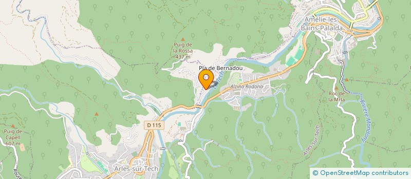 localisation de l'entreprise SCI G.G. 2007  ARLES-SUR-TECH