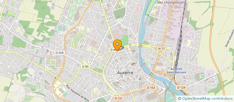 localisation de l'entreprise SCI G G à AUXERRE