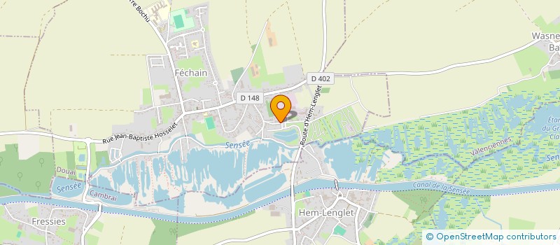 localisation de l'entreprise SCI G G  FECHAIN