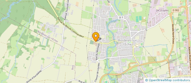 localisation de l'entreprise SCI G.G  BORDERES-SUR-L'ECHEZ
