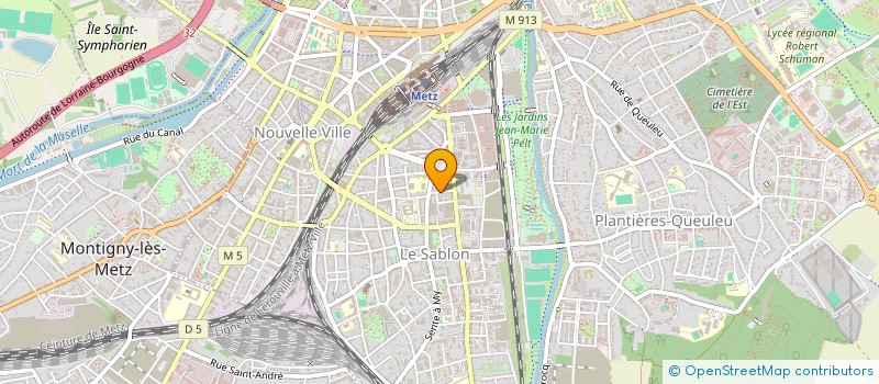 localisation de l'entreprise SCI G G P E  METZ