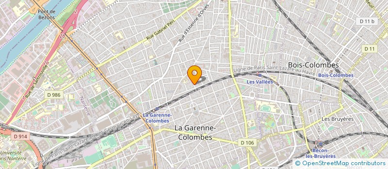localisation de l'entreprise SCI G.G.T.N.L. à COLOMBES