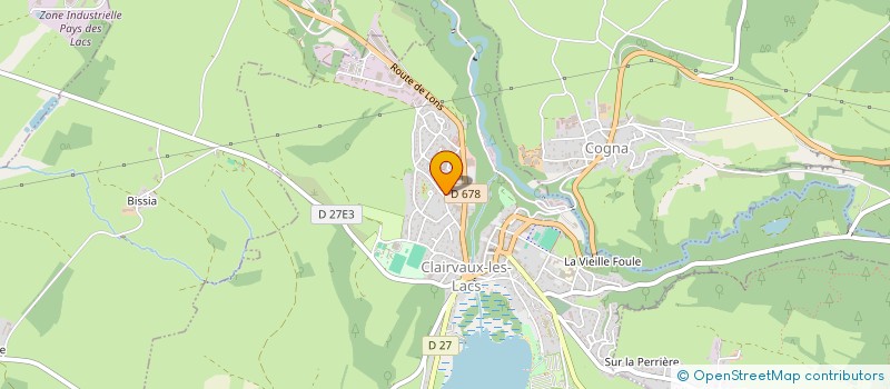 localisation de l'entreprise SCI G.G.UC  CLAIRVAUX-LES-LACS