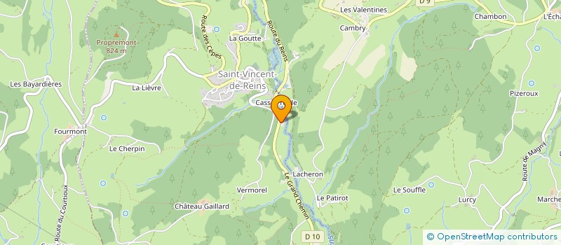 localisation de l'entreprise SCI G.H  COURS