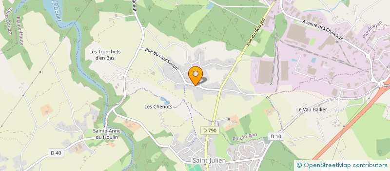 localisation de l'entreprise SCI    G H  PLOUFRAGAN