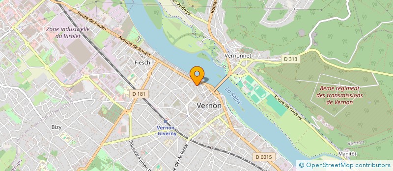 localisation de l'entreprise SCI G.H  VERNON