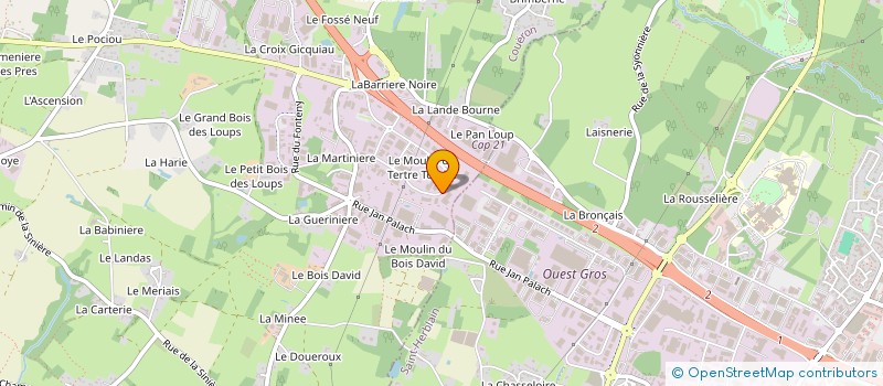 localisation de l'entreprise SCI G.H.Y. à COUERON