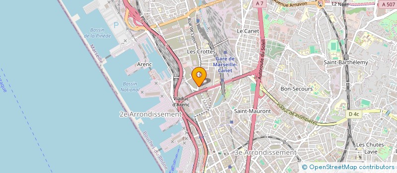 localisation de l'entreprise SCI G.I. à MARSEILLE