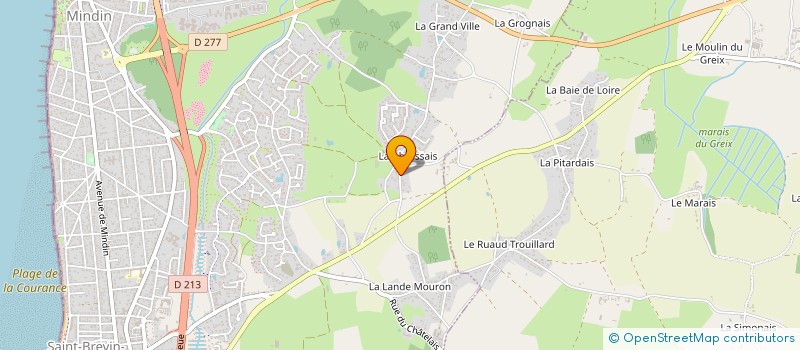localisation de l'entreprise SCI G IMMO à SAINT-BREVIN-LES-PINS