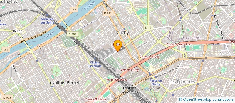 localisation de l'entreprise SCI G IMMO NIMES à CLICHY