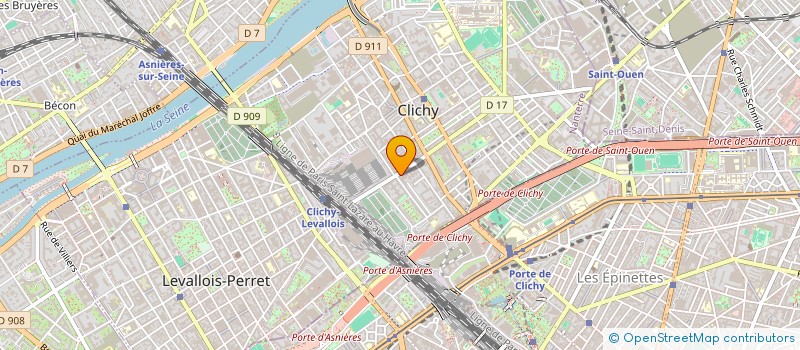 localisation de l'entreprise SCI G IMMO SAINT PRIEST à CLICHY