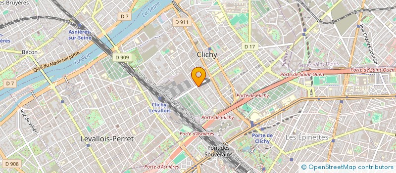 localisation de l'entreprise SCI G IMMO VITROLLES à CLICHY
